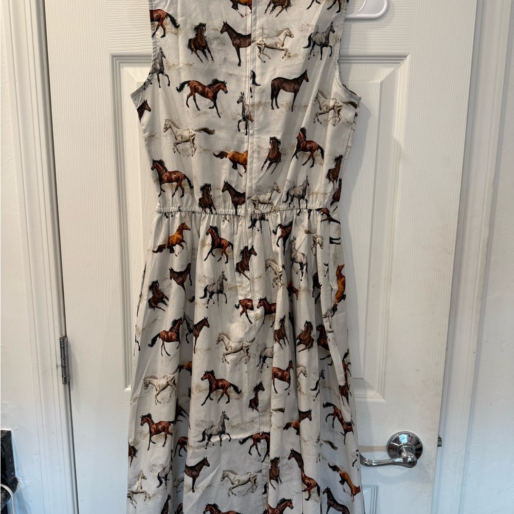 Retrolicious horses midi dress - small - Picture 3 of 3